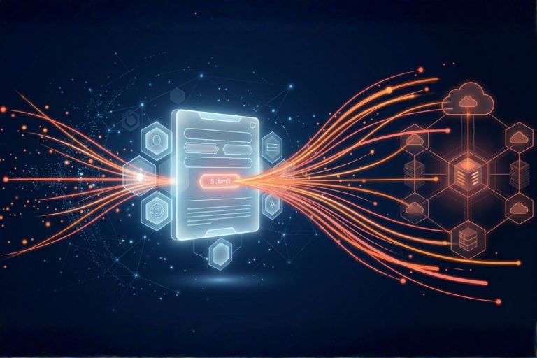 Formulaire Tally connecté à une infrastructure cloud — alternative gratuite à Typeform pour capturer des leads et automatiser ses workflows