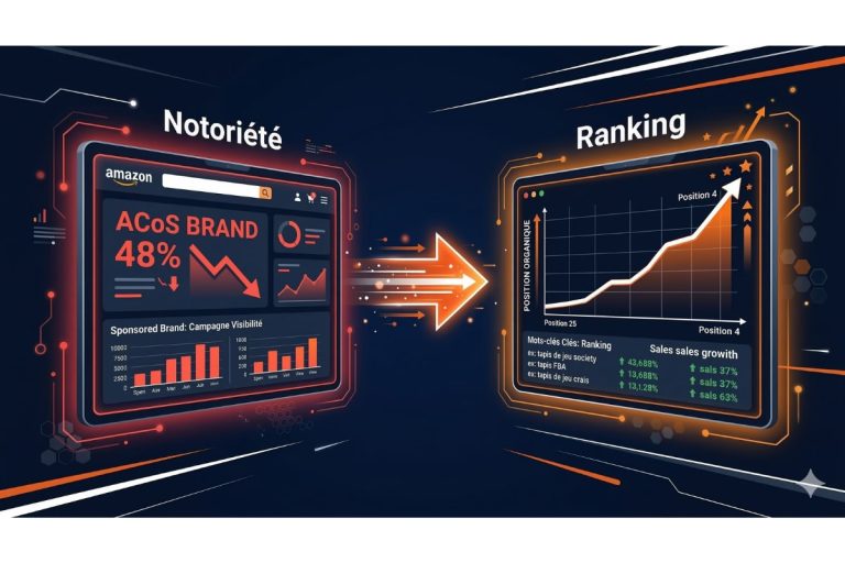 Amazon Ads Spondored Brand ranking et notoriété